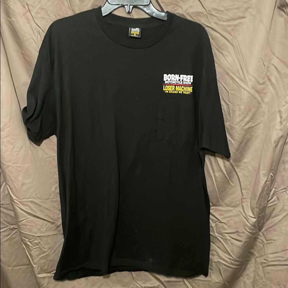 Born free motorcycle tshirt size X-Large
